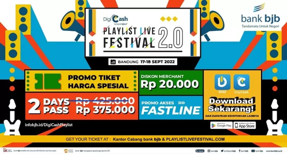 Nonton Konser Digicash PlayList Live Festival 2.0 Pakai Promo DIGI dan DigiCash